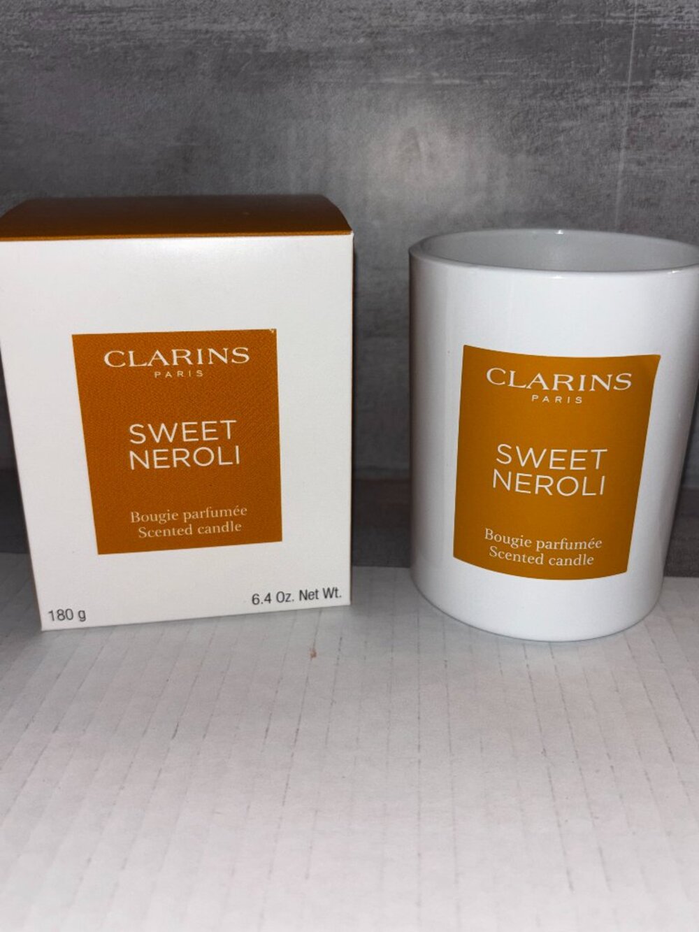 Clarins Paris Sweet Naroli Scented Candle 6.4 oz